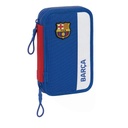 Plumier Doble F.C. Barcelona Azul Granate 12.5 x 19.5 x 4 cm (28 piezas)