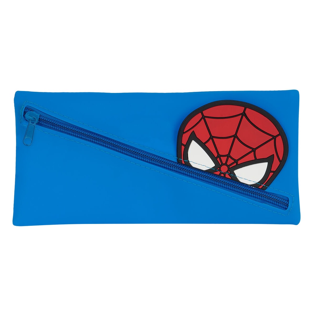 Estuche Escolar Spider-Man Azul marino 22 x 11 x 1 cm