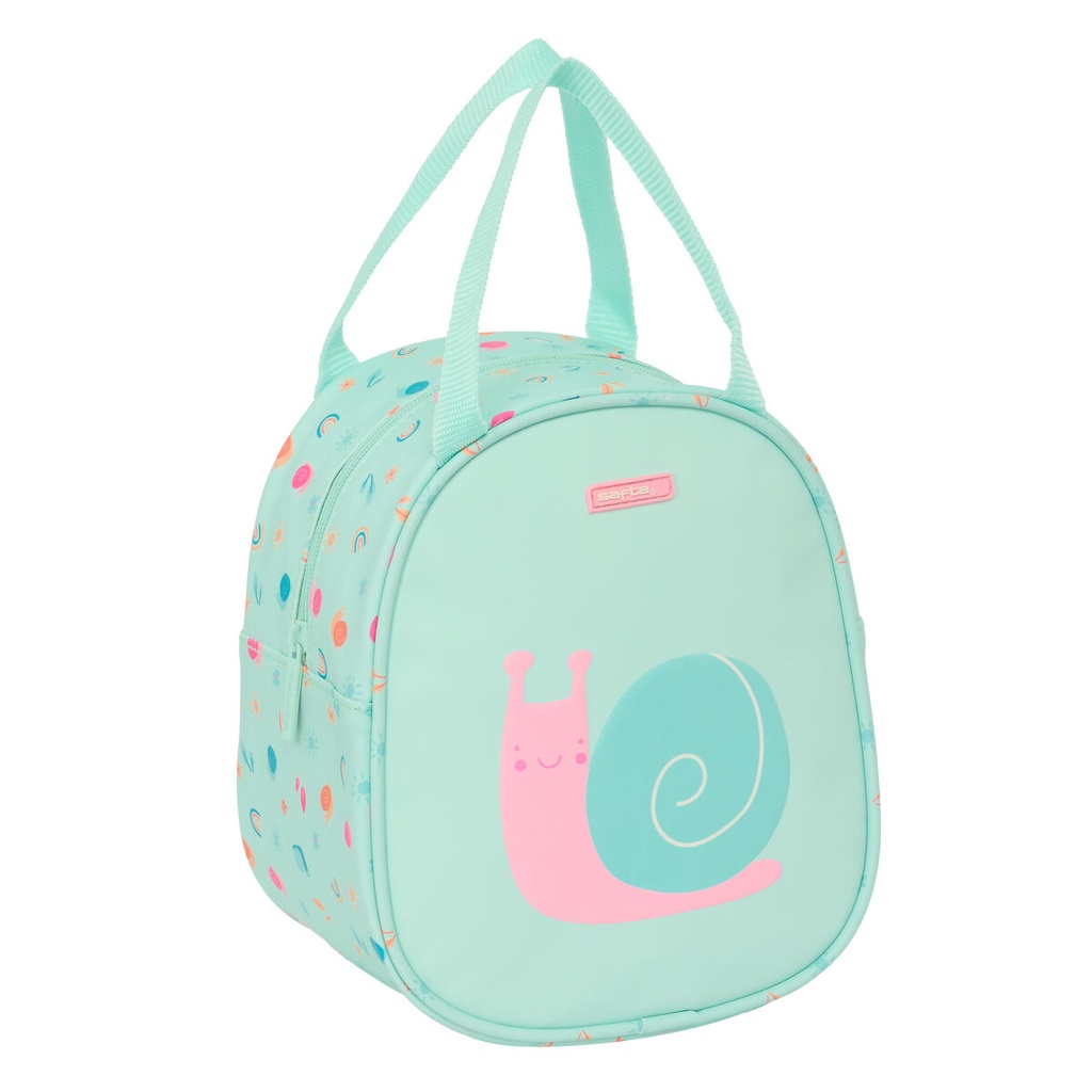 Portameriendas Térmico Safta Caracol Turquesa 19 x 22 x 14 cm
