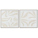 Lienzo Home ESPRIT Poliestireno Lienzo 83 x 4,5 x 83 cm