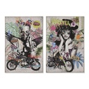 Canvas Home ESPRIT polystyrene Canvas 80 x 3,5 x 120 cm