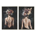 Lienzo Home ESPRIT Poliestireno Lienzo 80 x 3,5 x 120 cm