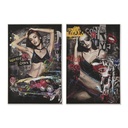 Lienzo Home ESPRIT Poliestireno Lienzo 80 x 3,5 x 120 cm