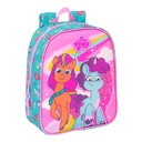 School Bag My Little Pony Magic Pink Turquoise 22 x 27 x 10 cm