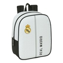 Mochila Infantil Real Madrid C.F. 24/25 Blanco Gris 22 x 27 x 10 cm