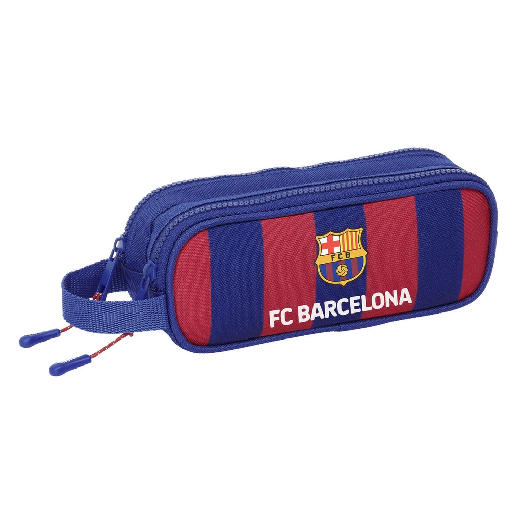 Portatodo Doble F.C. Barcelona 24/25 Granate Azul marino 21 x 8 x 6 cm