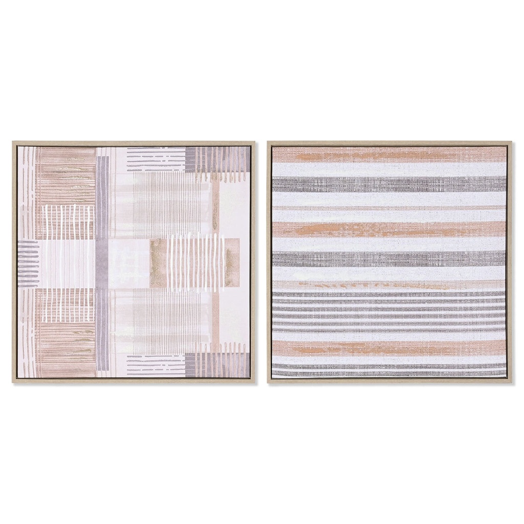 Canvas Home ESPRIT polystyrene Canvas 52,5 x 2,8 x 52,5 cm