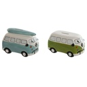 Money box Home ESPRIT Dolomite Van 16 x 10 x 11 cm (2 Units)