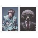 Lienzo Home ESPRIT Lienzo 80 x 3 x 120 cm