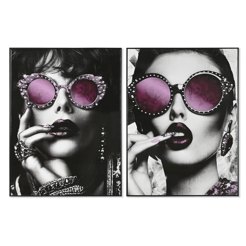 Canvas Home ESPRIT polystyrene Canvas 60 x 3,5 x 80 cm