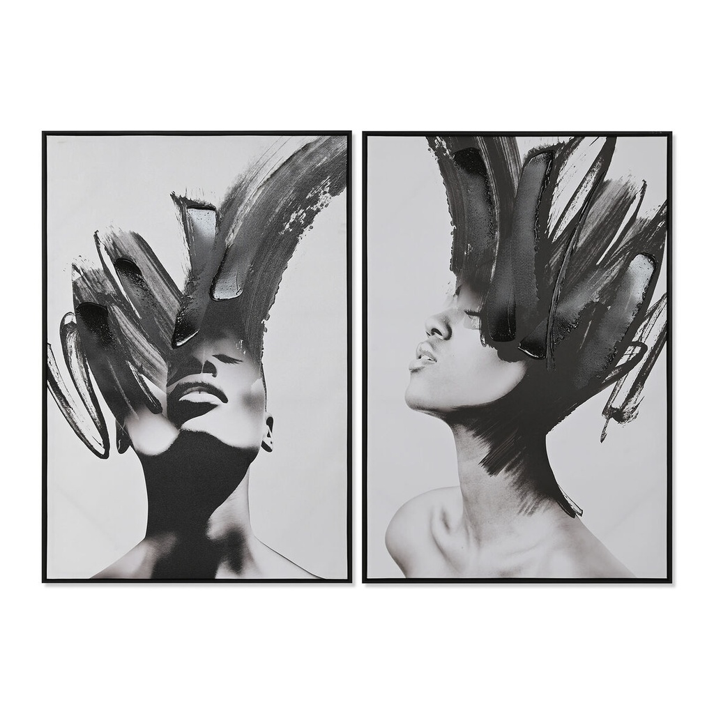 Lienzo Home ESPRIT Poliestireno Lienzo 83 x 4 x 123 cm