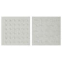 Wall Decoration Home ESPRIT White MDF Wood Modern 80 x 6,5 x 80 cm