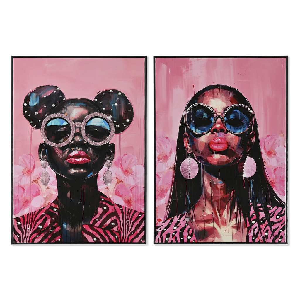 Canvas Home ESPRIT polystyrene Canvas 50 x 3 x 70 cm