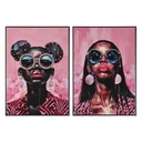 Lienzo Home ESPRIT Poliestireno Lienzo 50 x 3 x 70 cm