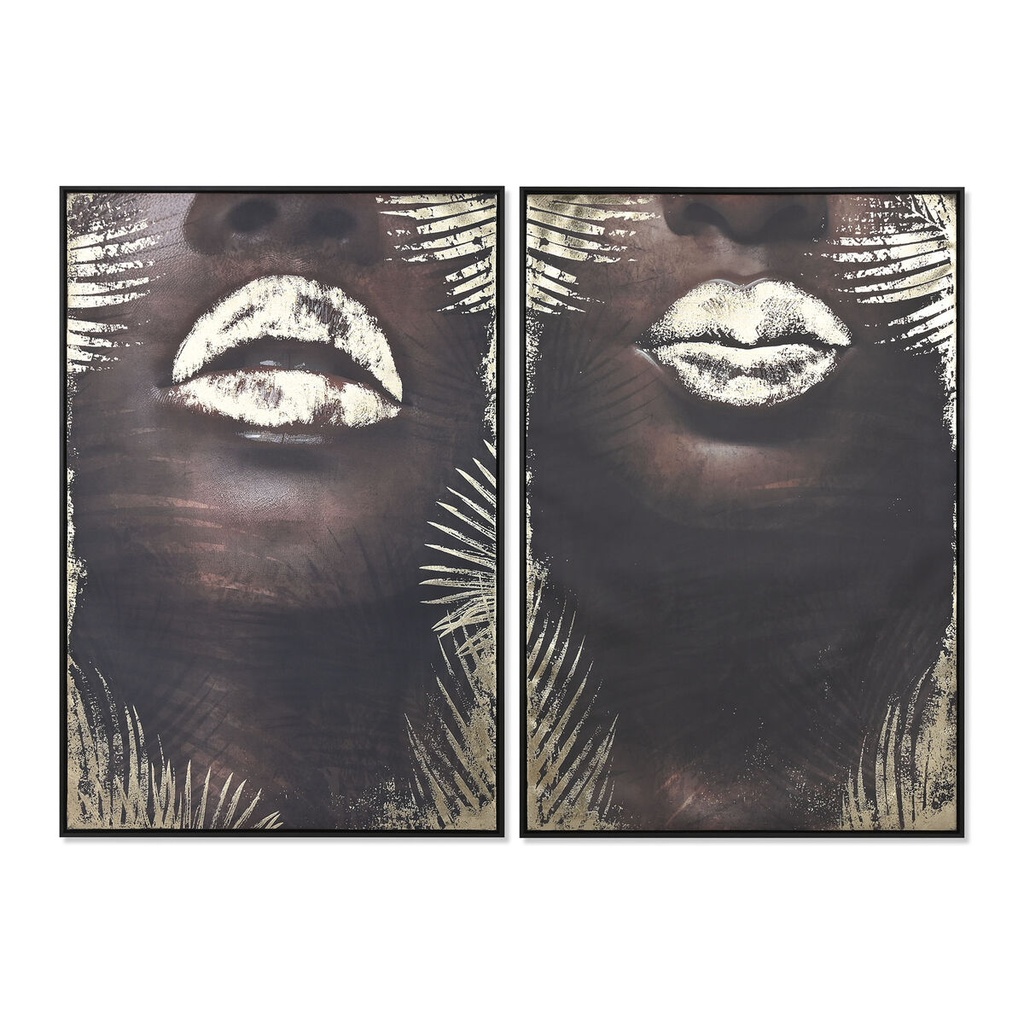 Lienzo Home ESPRIT Poliestireno Lienzo 83 x 4 x 123 cm