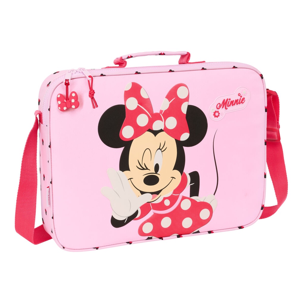 School Satchel Minnie Mouse Naive Pink 38 x 28 x 6 cm