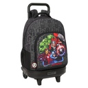 School Rucksack with Wheels The Avengers Vendetta Black 33 x 45 x 22 cm