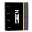 Ring binder Munich Topo Black 27 x 32 x 3.5 cm