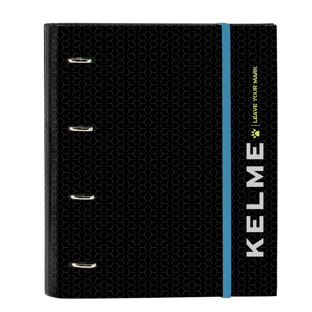 Ring binder Kelme Iron Black 27 x 32 x 3.5 cm