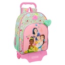 Mochila Escolar Disney Princess Bloom Verde Rosa 33 x 42 x 14 cm