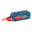Double Carry-all Cars Racing Navy Blue 21 x 8 x 6 cm
