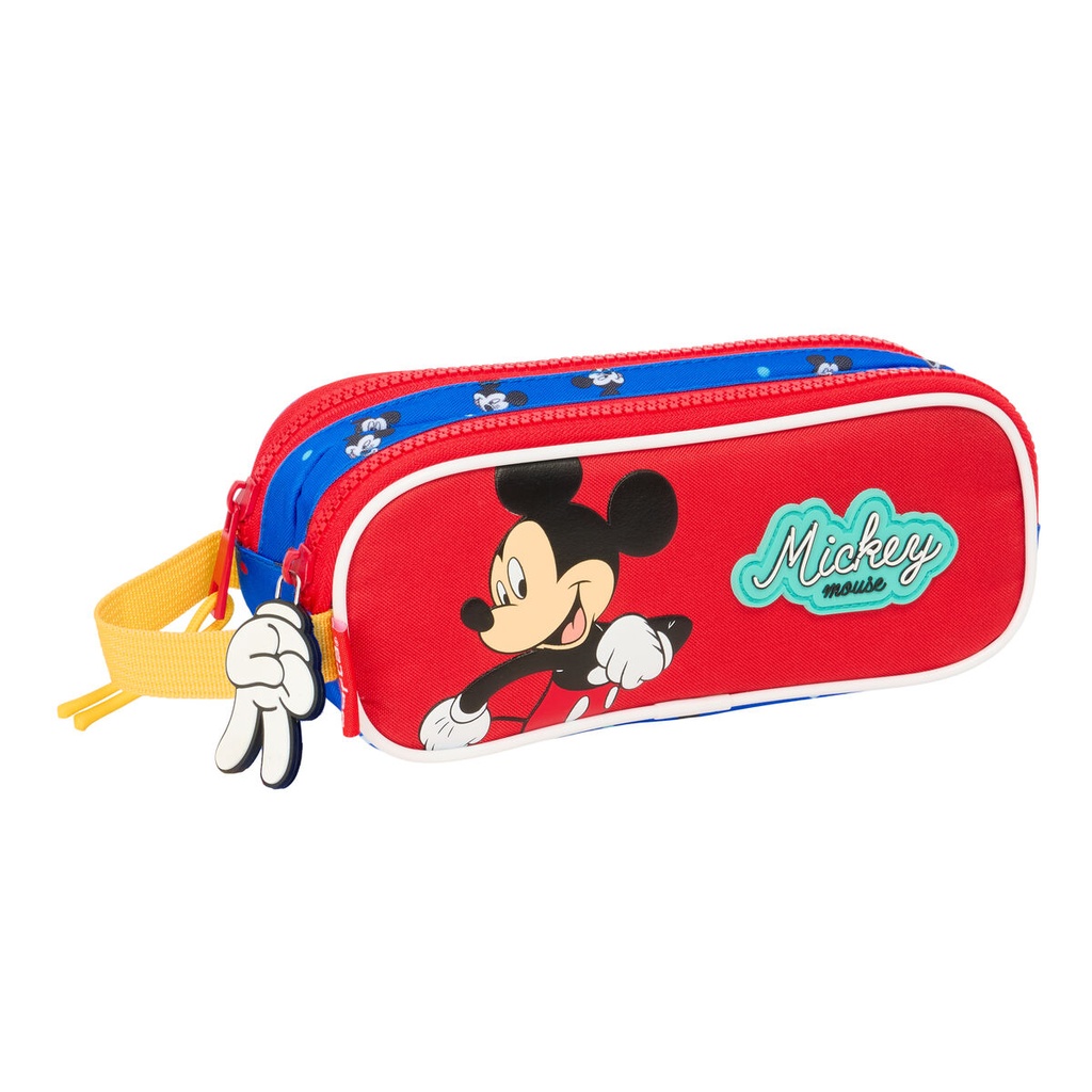 Portatodo Doble Mickey Mouse Clubhouse Good day Azul 21 x 8 x 6 cm