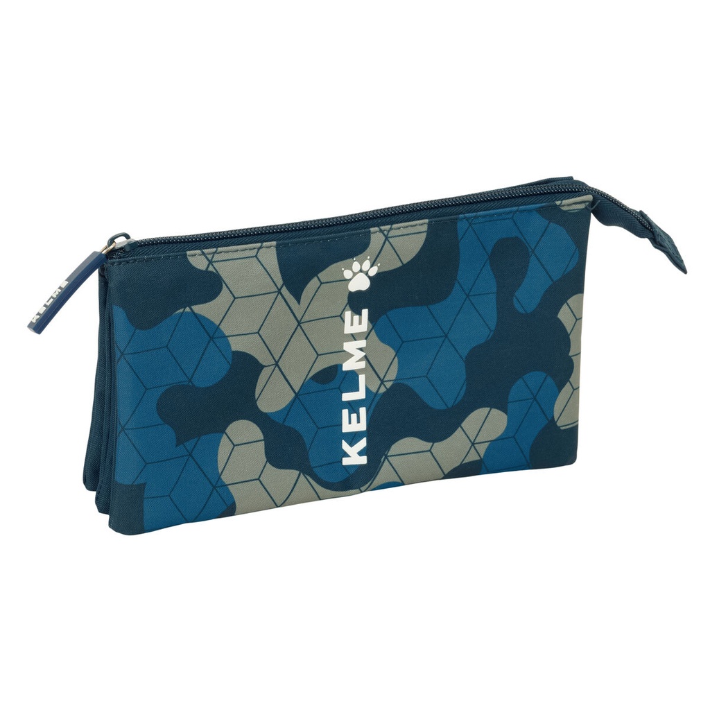 Portatodo Triple Kelme Epic Azul marino 22 x 12 x 3 cm