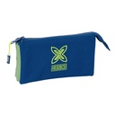 Portatodo Triple Munich North Azul marino 22 x 12 x 3 cm