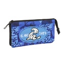 Portatodo Triple El Niño Roller Azul Negro 22 x 12 x 3 cm