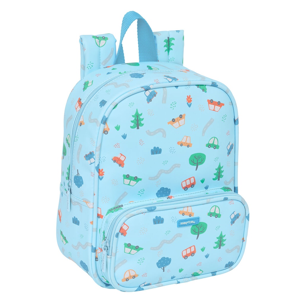 Child bag Safta Coches Blue 22 x 27 x 10 cm