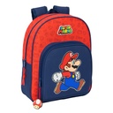 School Bag Super Mario Trick Red Dark blue 28 x 34 x 10 cm