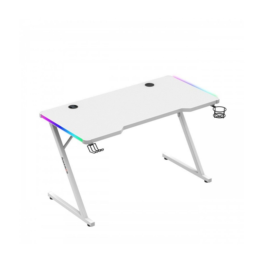 Desk Gaming Huzaro HZ-Hero 2.5 White RGB White 120 x 75 x 60 cm