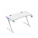 Desk Gaming Huzaro HZ-Hero 2.5 White RGB White 120 x 75 x 60 cm