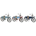 Decorative Figure Home ESPRIT Blue Red Navy Blue 30 x 13 x 22 cm (3 Units)