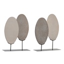 Figura Decorativa DKD Home Decor Beige Marrón claro Moderno 27 x 8 x 35,5 cm (2 Unidades)