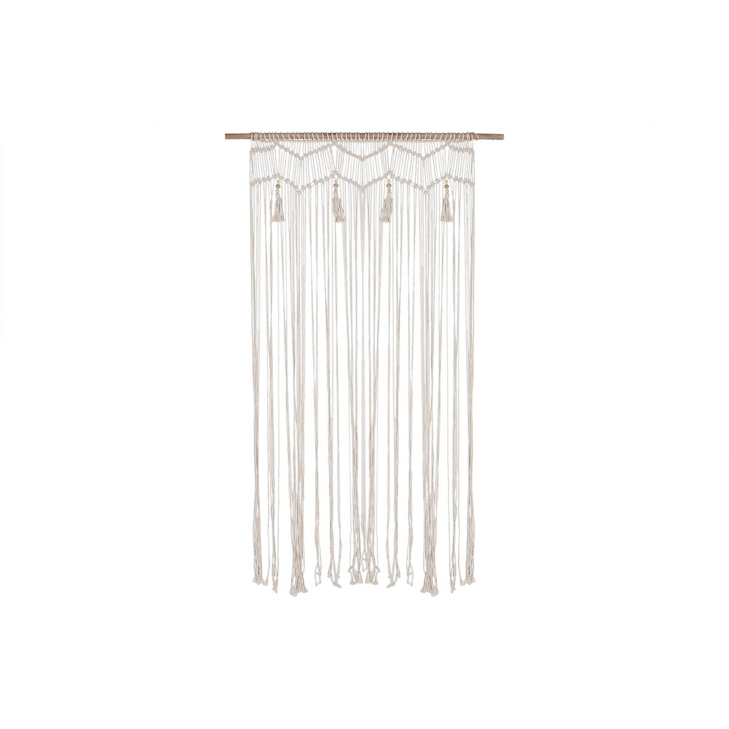 Decoración Colgante Home ESPRIT Blanco Natural 110 x 5 x 180 cm