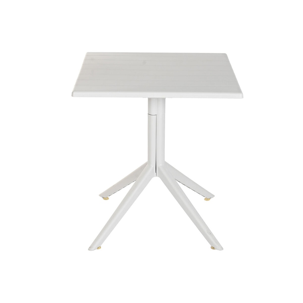 Dining Table Home ESPRIT Grey Metal polypropylene 70 x 70 x 75 cm