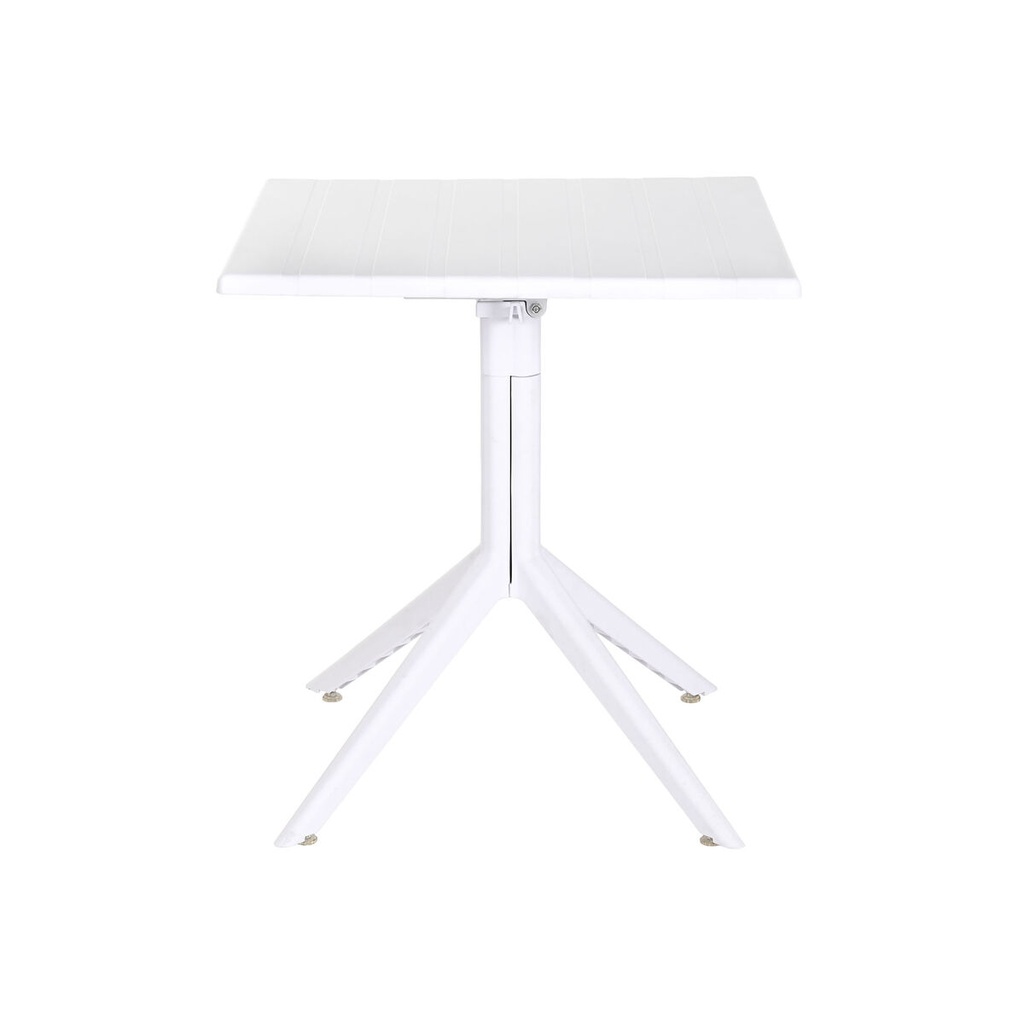 Dining Table Home ESPRIT White Metal polypropylene 70 x 70 x 75 cm