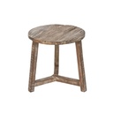 Mesa auxiliar Home ESPRIT Blanco Marrón 45 x 45 x 45 cm