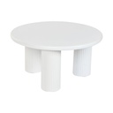 Side table Home ESPRIT White 75 x 75 x 40 cm
