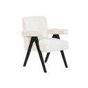 Armchair Home ESPRIT White Wood 54 x 64 x 86 cm