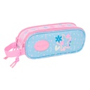 Portatodo Doble BlackFit8 Smile Rosa Azul claro 21 x 8 x 6 cm