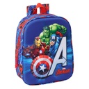 Child bag The Avengers Red Dark blue 22 x 27 x 10 cm 3D