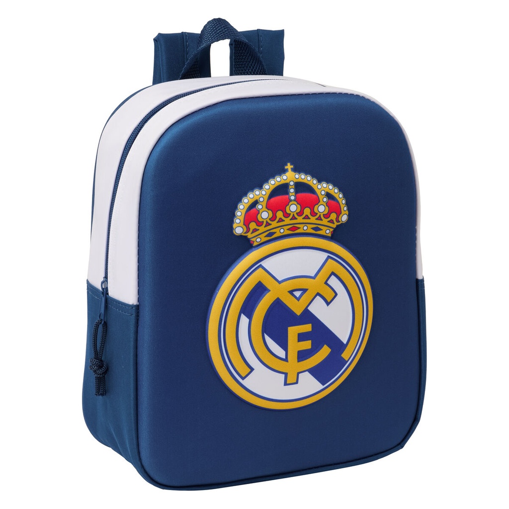 Mochila Infantil Real Madrid C.F. Negro 22 x 27 x 10 cm 3D