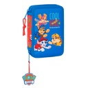 Plumier Doble The Paw Patrol Cool Azul Rojo 12.5 x 19.5 x 4 cm 29 Piezas