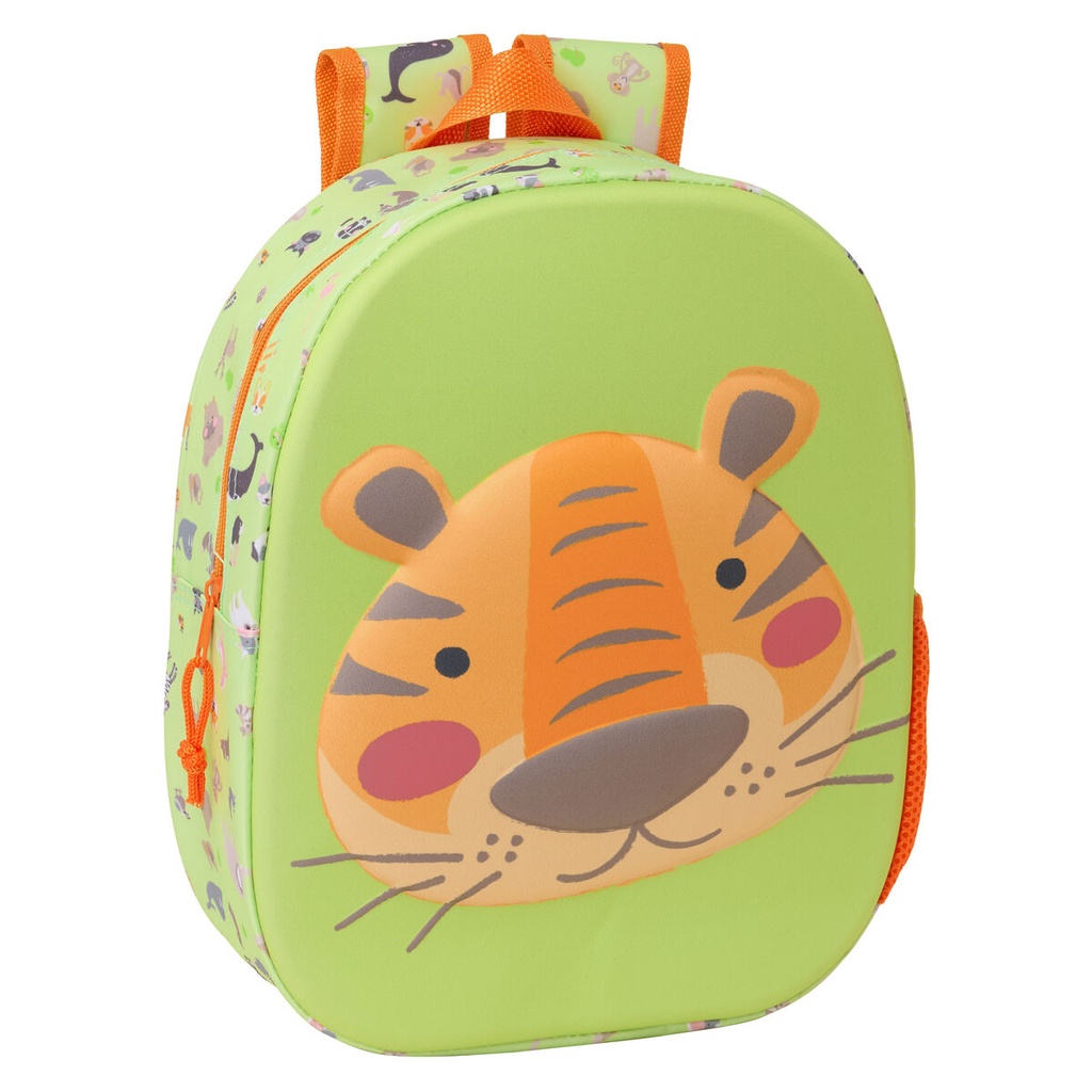 Mochila Infantil Safta Lima 27 x 33 x 10 cm 3D