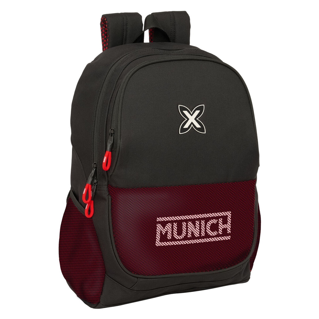 Mochila Escolar Munich Vulcan Negro 32 x 44 x 16 cm