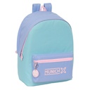 Rucksack for Laptop and Tablet with USB Output Munich Mellow Blue Pink Celeste