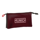 Triple Carry-all Munich Vulcan Black 22 x 12 x 3 cm
