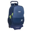 Mochila Escolar con Ruedas Munich Blue indigo Azul 32 x 44 x 16 cm